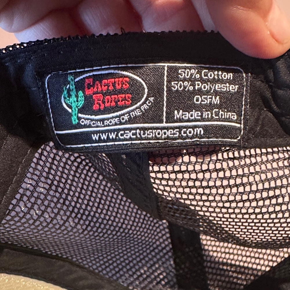 Cactus Ropes Adult Mesh Back Cap - Picture 3 of 3